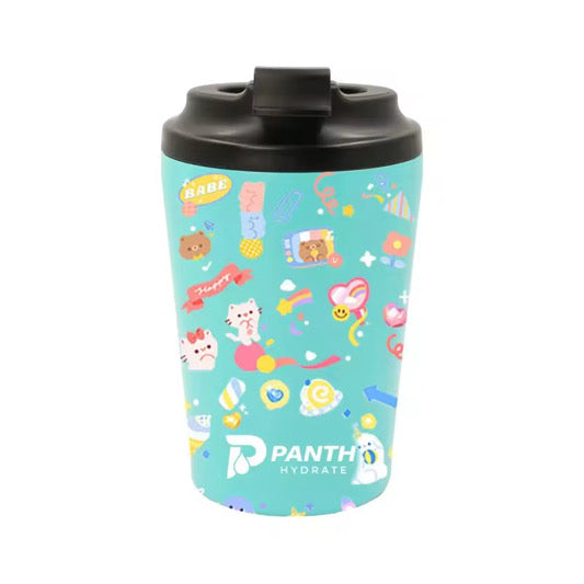 12oz Double Wall Stainless Steel Insulated Tumbler Leakproof Travel Coffee Mug With Lid