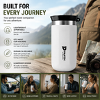 Panth Hydrate 380ml Stainless Steel Vacuum Insulated Travel Tumbler | Leakproof Coffee Mug | Hot & Cold Thermal Cup