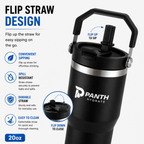 Panth Hydrate flip straw tumbler for convenient drinking on the go