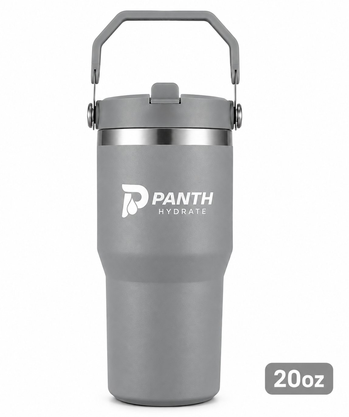 Tour Water Bottles 20oz Travel Coffee Mug Reusable Vacuum Cup Tumbler Flip Straw With Handle
