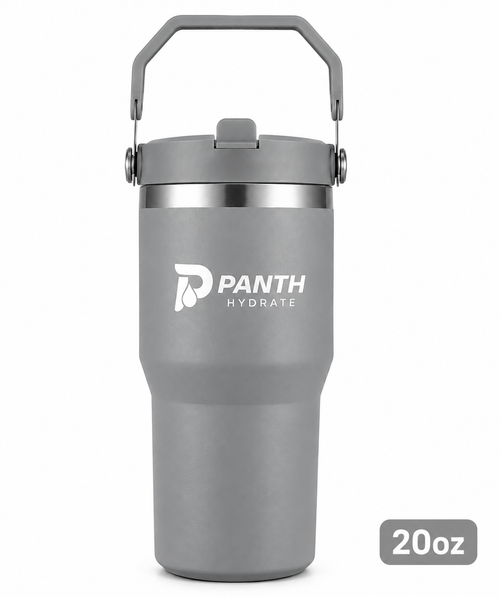 Tour Water Bottles 20oz Travel Coffee Mug Reusable Vacuum Cup Tumbler Flip Straw With Handle