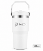 Tour Water Bottles 20oz Travel Coffee Mug Reusable Vacuum Cup Tumbler Flip Straw With Handle