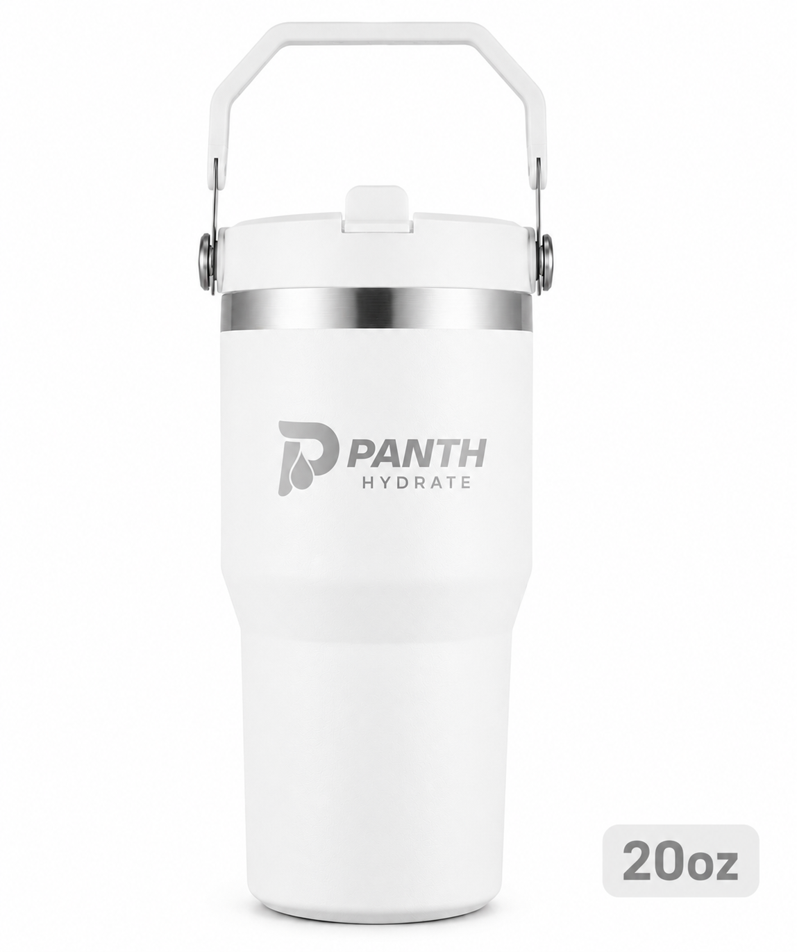 Tour Water Bottles 20oz Travel Coffee Mug Reusable Vacuum Cup Tumbler Flip Straw With Handle