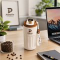 Panth Hydrate 450ml Smart LED Temperature Display Tumbler 316 Stainless Steel Travel Mug

