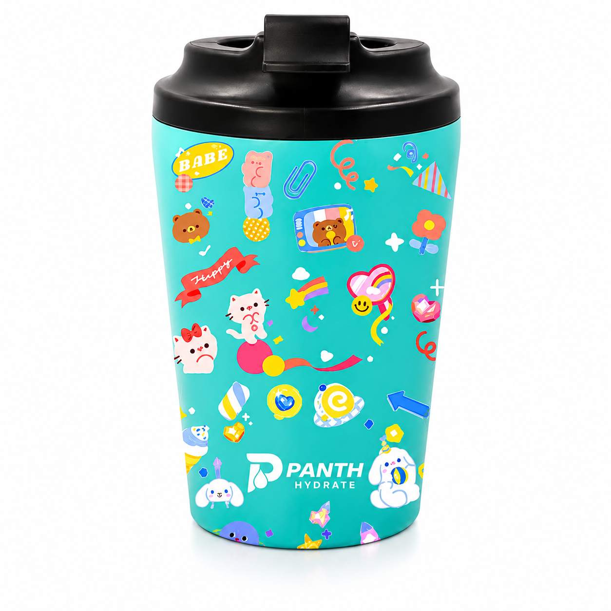 12oz Double Wall Stainless Steel Insulated Tumbler Leakproof Travel Coffee Mug With Lid