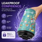 12oz Double Wall Stainless Steel Insulated Tumbler Leakproof Travel Coffee Mug With Lid