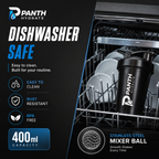 400ml Protein Shaker Cup BPA Free Gym Sports Water Bottle | Panth Hydrate