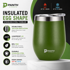 Egg Shape Travel Mug with Lid