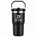 Tour Water Bottles 20oz Travel Coffee Mug Reusable Vacuum Cup Tumbler Flip Straw With Handle