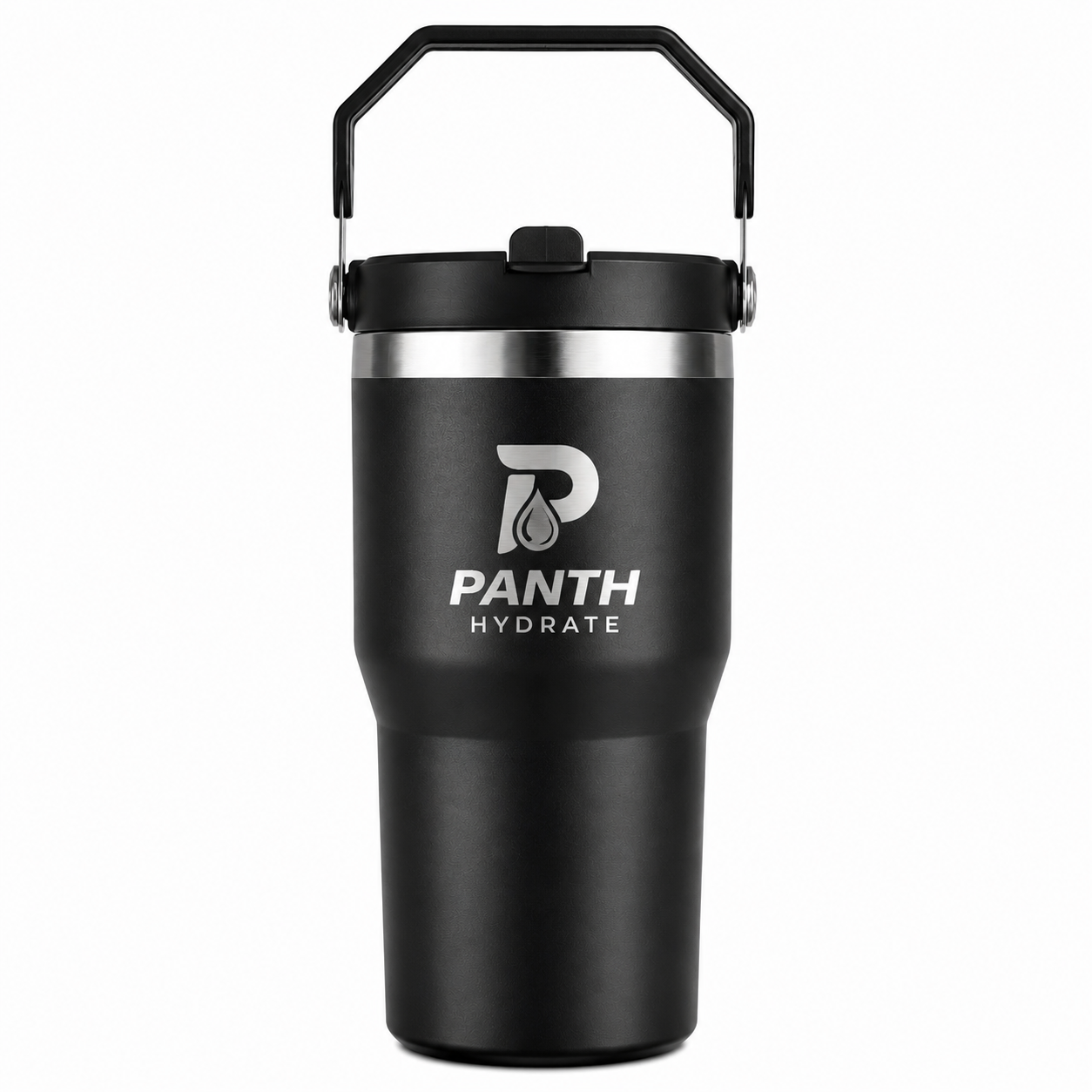 Tour Water Bottles 20oz Travel Coffee Mug Reusable Vacuum Cup Tumbler Flip Straw With Handle