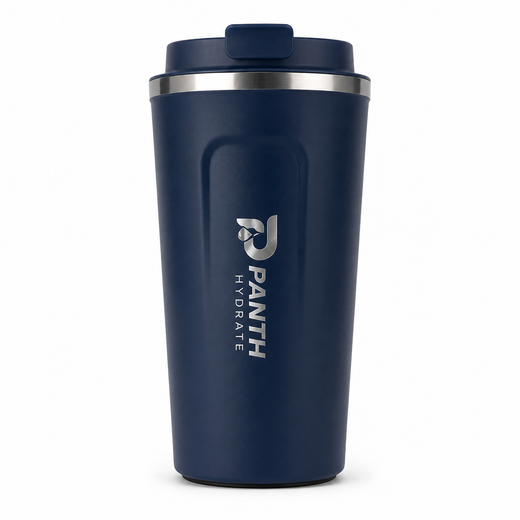 Panth Hydrate 380ml Stainless Steel Vacuum Insulated Travel Tumbler | Leakproof Coffee Mug | Hot 6H & Cold 12H