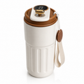 450ml Smart LED Temperature Display Tumbler 316 Stainless Steel Vacuum Insulated Coffee Mug Leakproof Travel Cup.