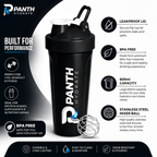 600ml Sports Fitness Workout Protien Shake Gym Shakers Cup